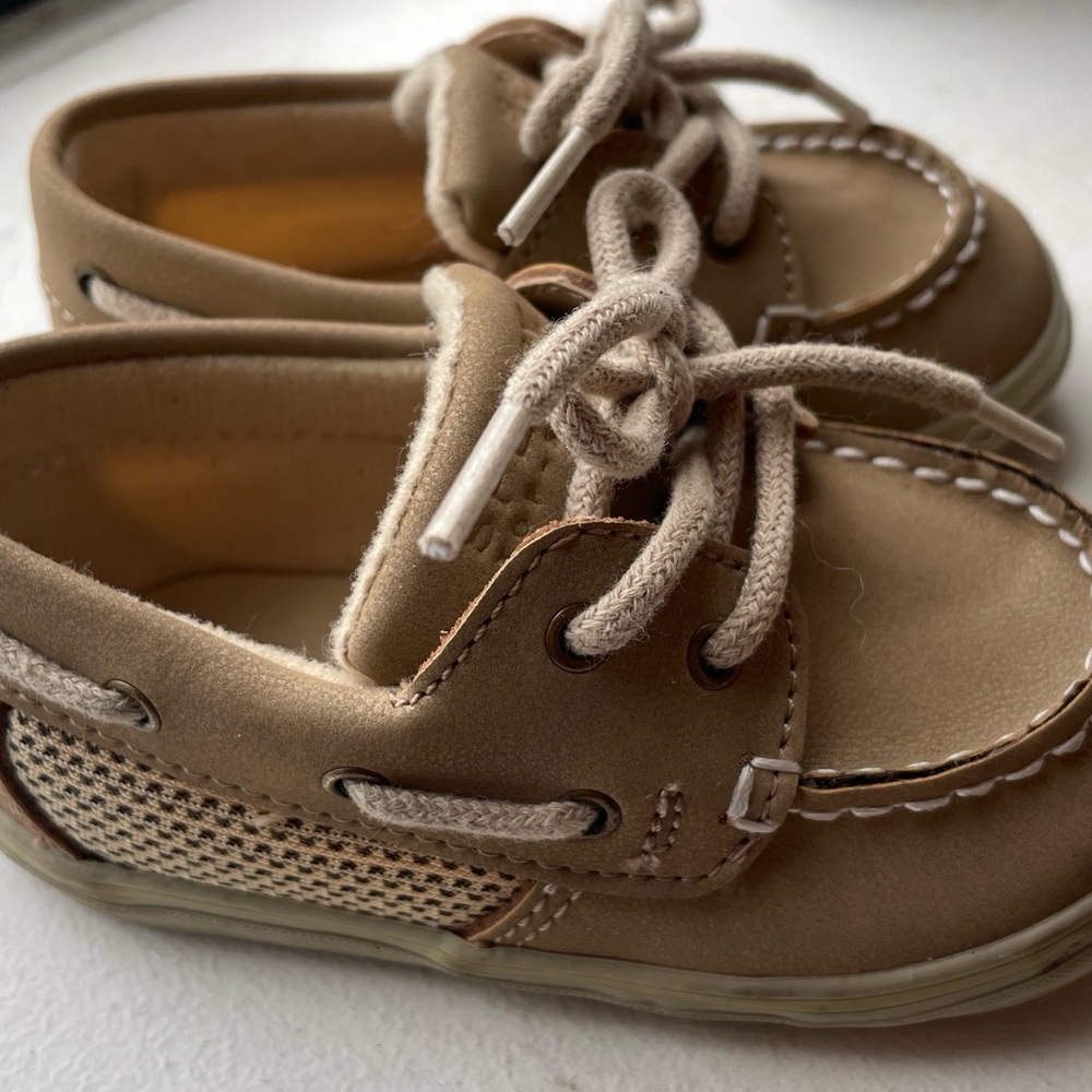 Sperry Kids Casual Boat Shoes in Tan